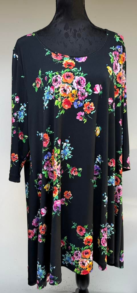 Supermooie zwarte tuniek/jurk YOEK black label XL 50/52, Ophalen of Verzenden, Zo goed als nieuw, Zwart, Jurk