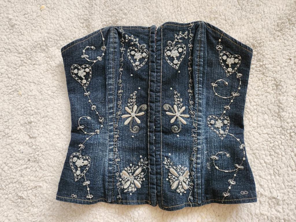Nieuw: Jeans corset underbust, Ophalen of Verzenden, Nieuw, Blauw, Overige typen
