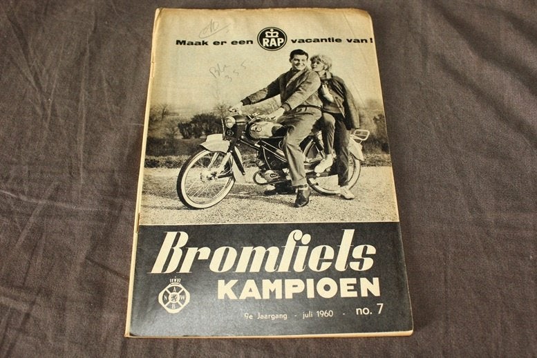 Blad Bromfiets Kampioen juli 1960 oa. Solex OTO, Ophalen of Verzenden, Gebruikt