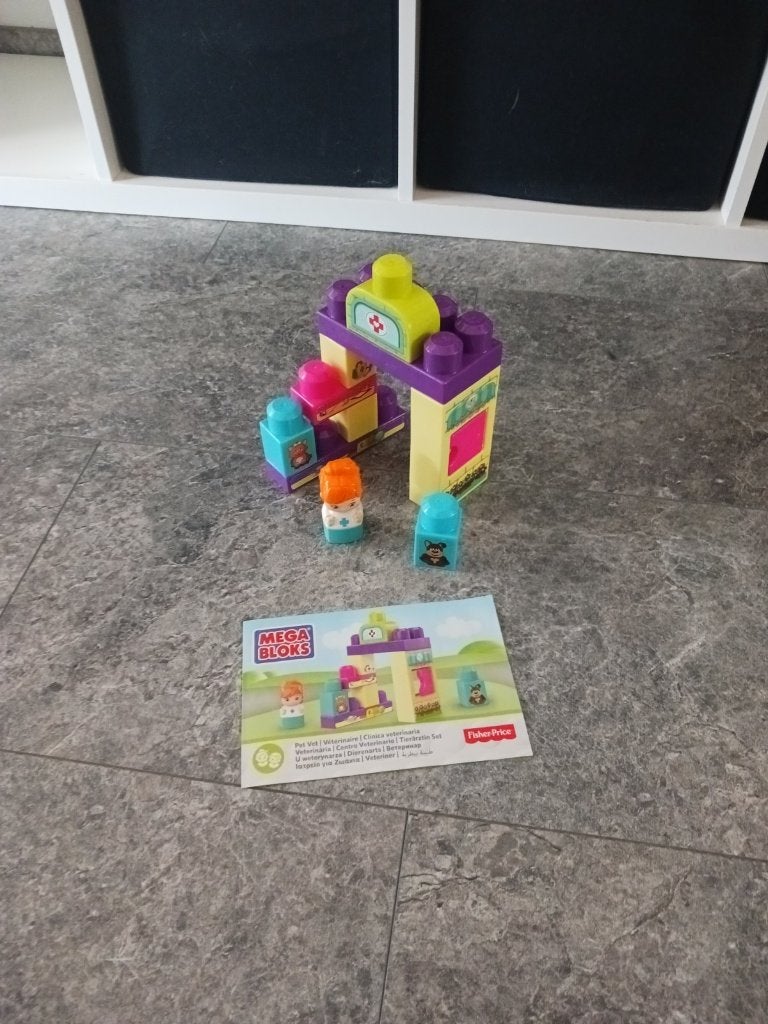 Fisher-price mega bloks set dierenarts compleet, Ophalen of Verzenden, Gebruikt, Speelset
