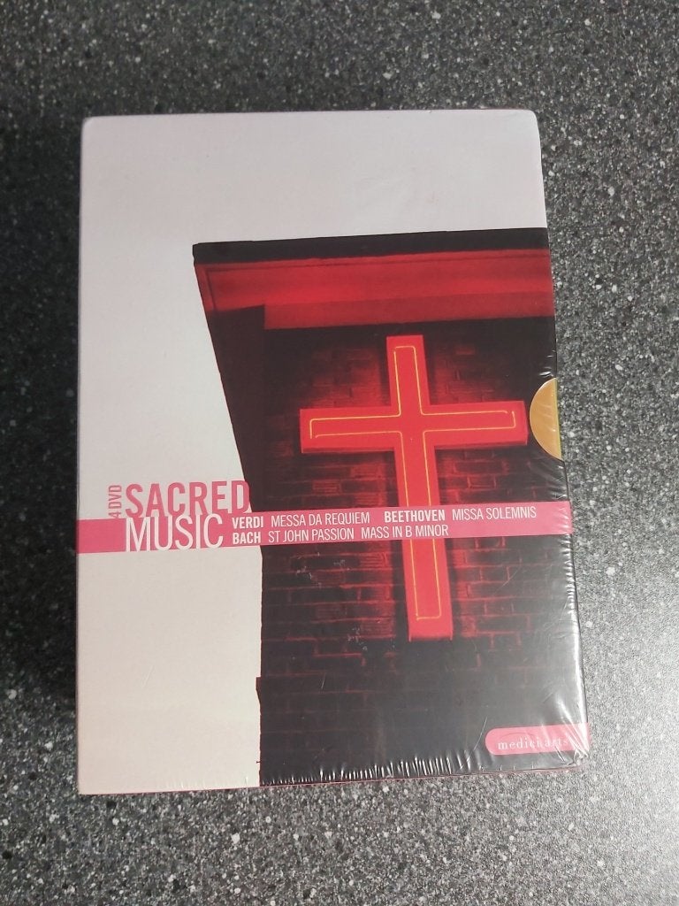 4 DVD SET SACRED MUSIC, Alle leeftijden, Ophalen of Verzenden, Nieuw in verpakking