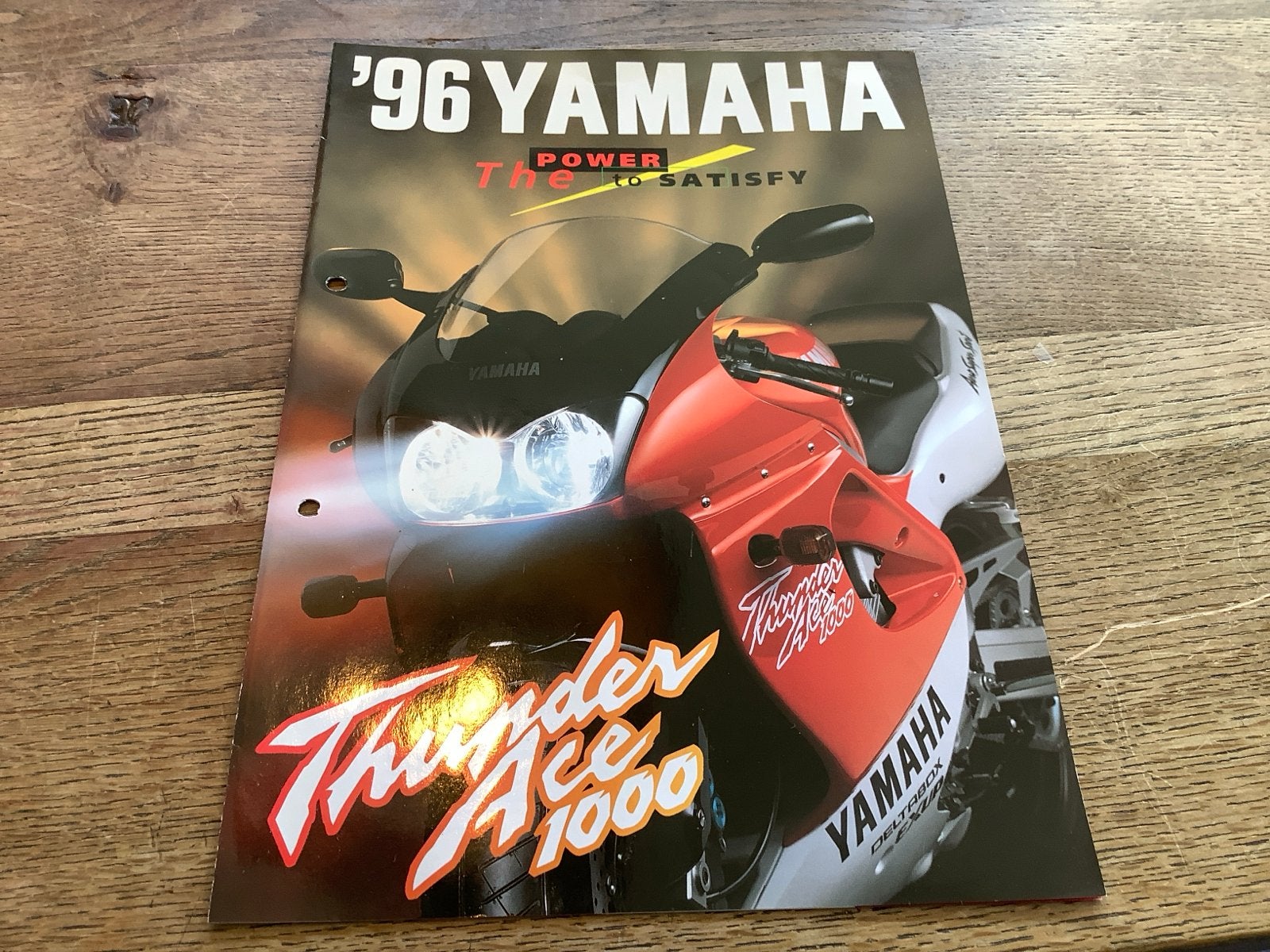 Yamaha Thunder Ace 1000 folder/ brochure uit '96.   (20), Verzenden, Yamaha