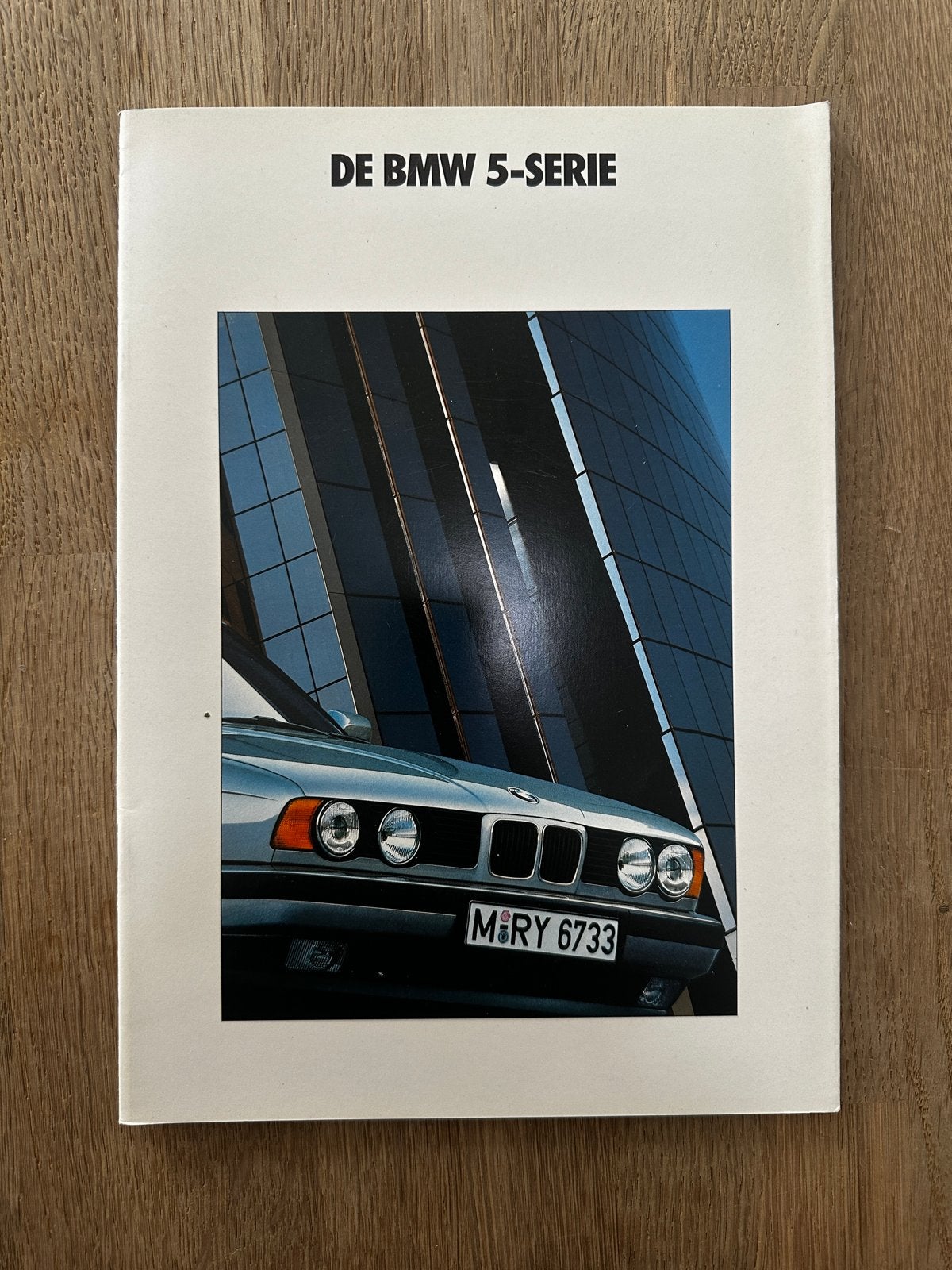 BMW 5-serie brochure - Origineel uit de jaren '90, Boeken, Ophalen of Verzenden, Nieuw, BMW