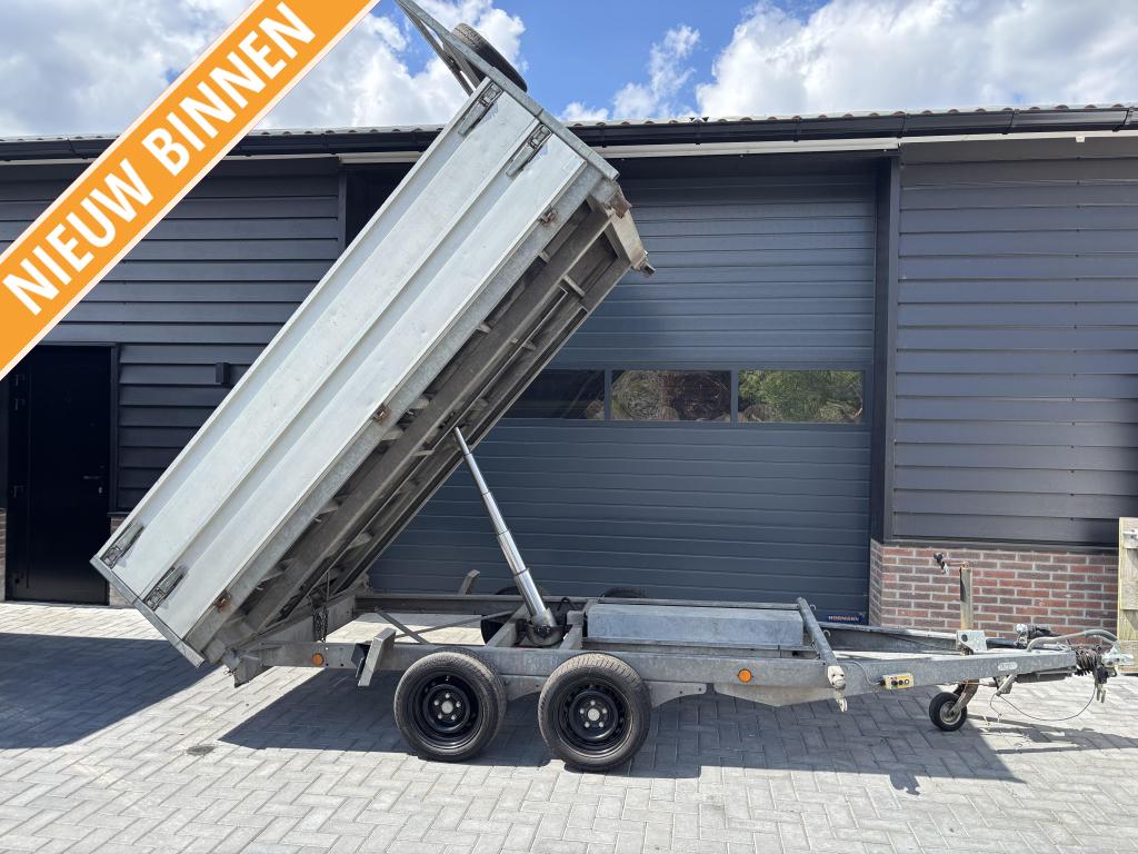 Henra kipper aanhanger aanhangwagen tandemasser plateauwagen, Gebruikt