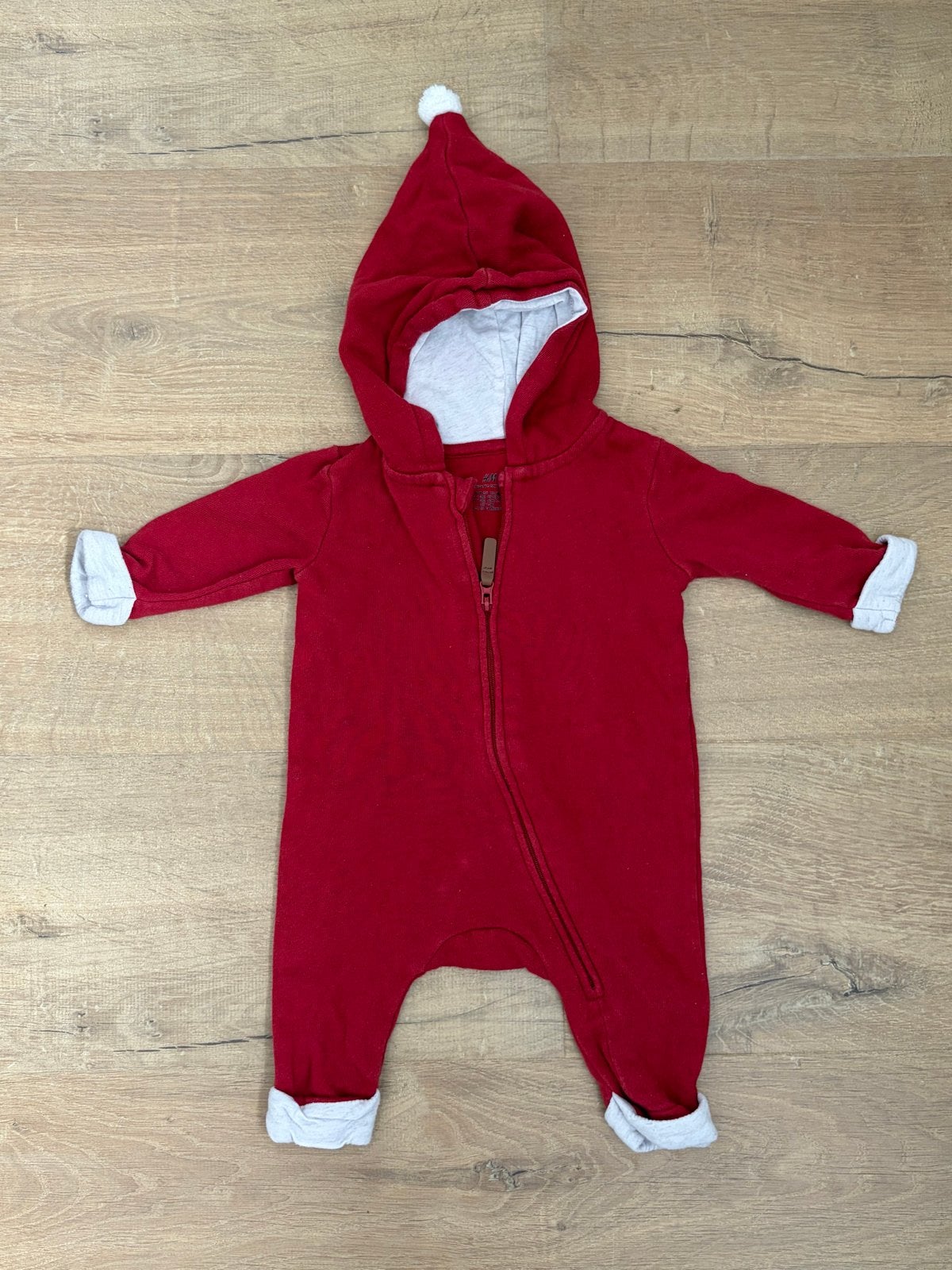 H&M Kerst boxpakje Rood met Capuchon en Pompon, Ophalen of Verzenden, Zo goed als nieuw, Jongetje of Meisje