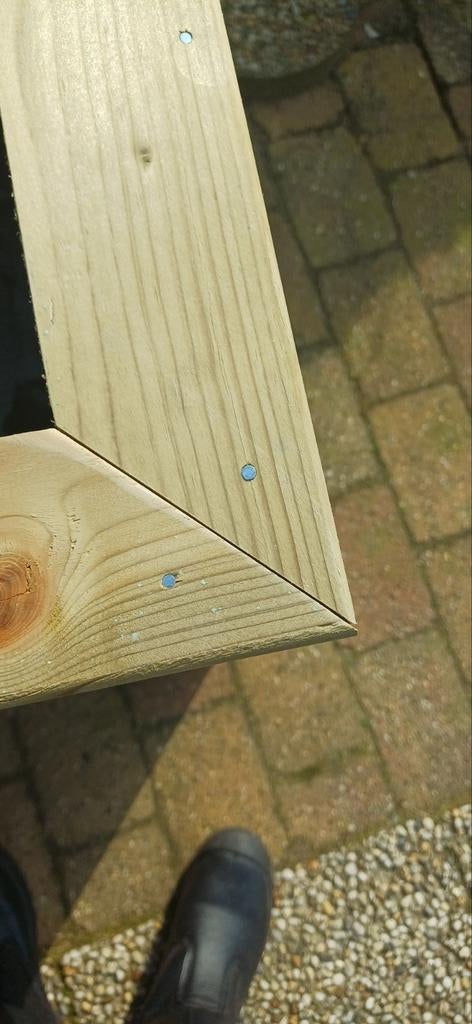 Plantenbak 52.5x52 5cm 42 diep van 18mm  nieuwtuinhout., Ophalen, Nieuw, Rechthoekig, Hout