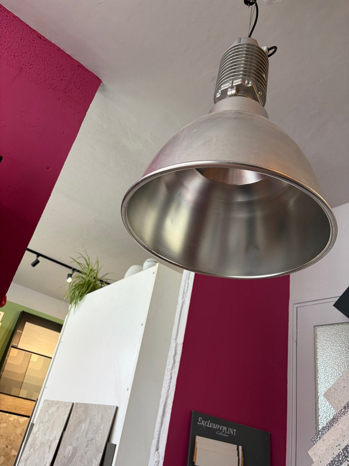 Industriële hanglampen - Aluminium - Vintage, Gebruikt, Overige fittingen, Ophalen of Verzenden, Vintage, industrieel, modern