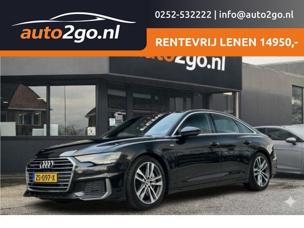Audi A6 Limousine 55 TFSi 3.0 6 CIL QUATTRO 340PK S-LINE LED, Auto's, Audi, Automaat, Gebruikt, 2995 cc, 2000 kg