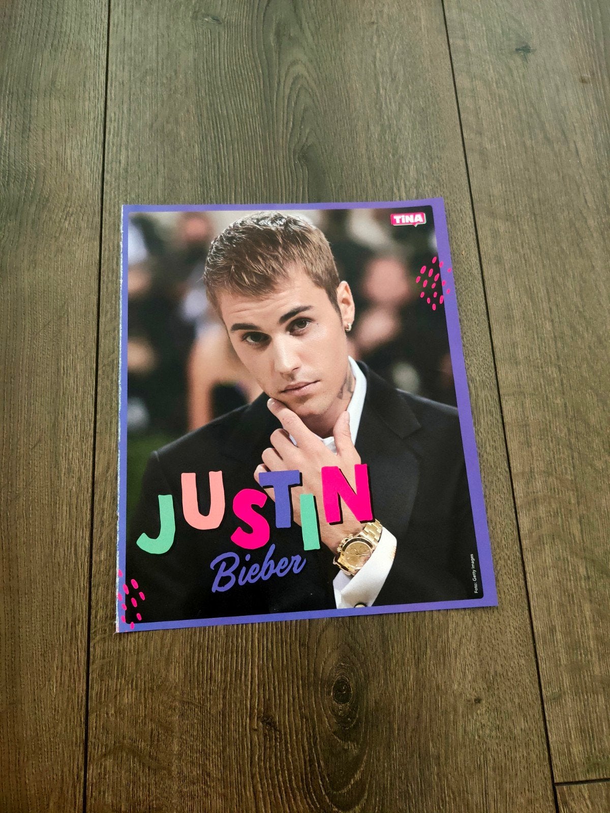 Tina - Justin Bieber Poster, Ophalen of Verzenden, Nieuw, A1 t/m A3