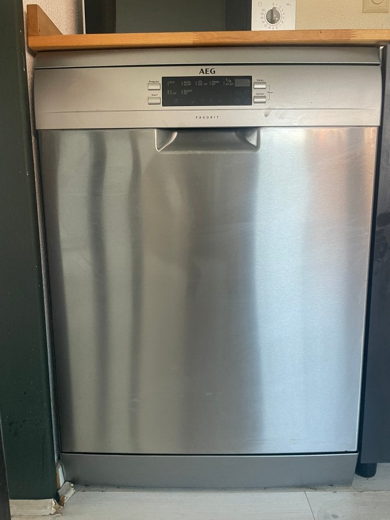 Vaatwasser AEG, Witgoed en Apparatuur, Vaatwasmachines, Gebruikt, Vrijstaand, Minder dan 85 cm, 45 tot 60 cm, 10 tot 14 liter
