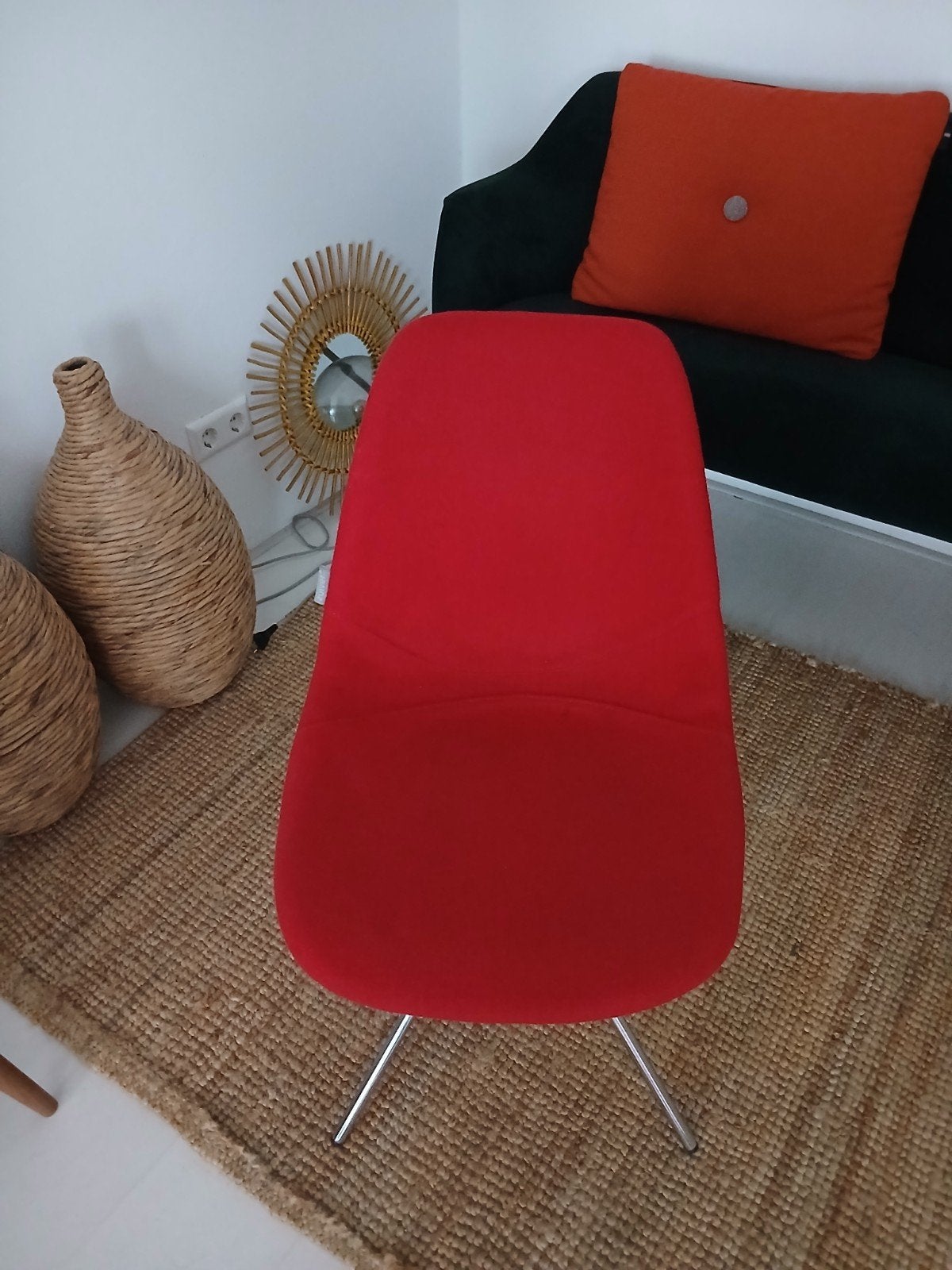 Design stoel merk Zuiver, Ophalen, Zo goed als nieuw, 75 tot 100 cm, 50 tot 75 cm