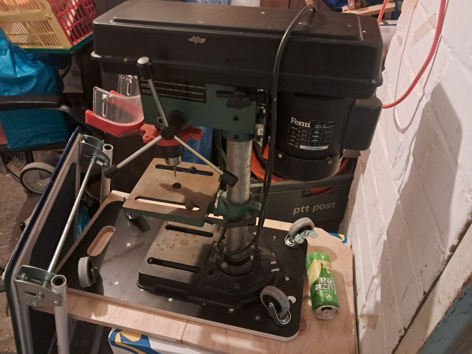 Ferm Kolomboormachine, Ophalen, Variabele snelheid, Kolomboormachine, Gebruikt