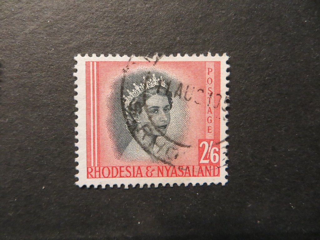 A00325: Rhodesia & Nyasaland QEII 2/6, Postzegels en Munten, Postzegels | Afrika, Ophalen of Verzenden, Tanzania