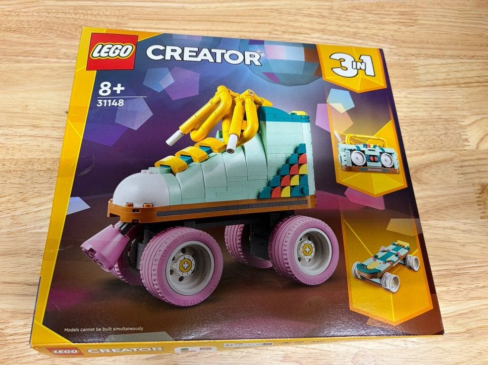 LEGO Creator 31148 Retro Roller Skate 3-in-1 Set, Compleet, Lego, Ophalen of Verzenden, Zo goed als nieuw
