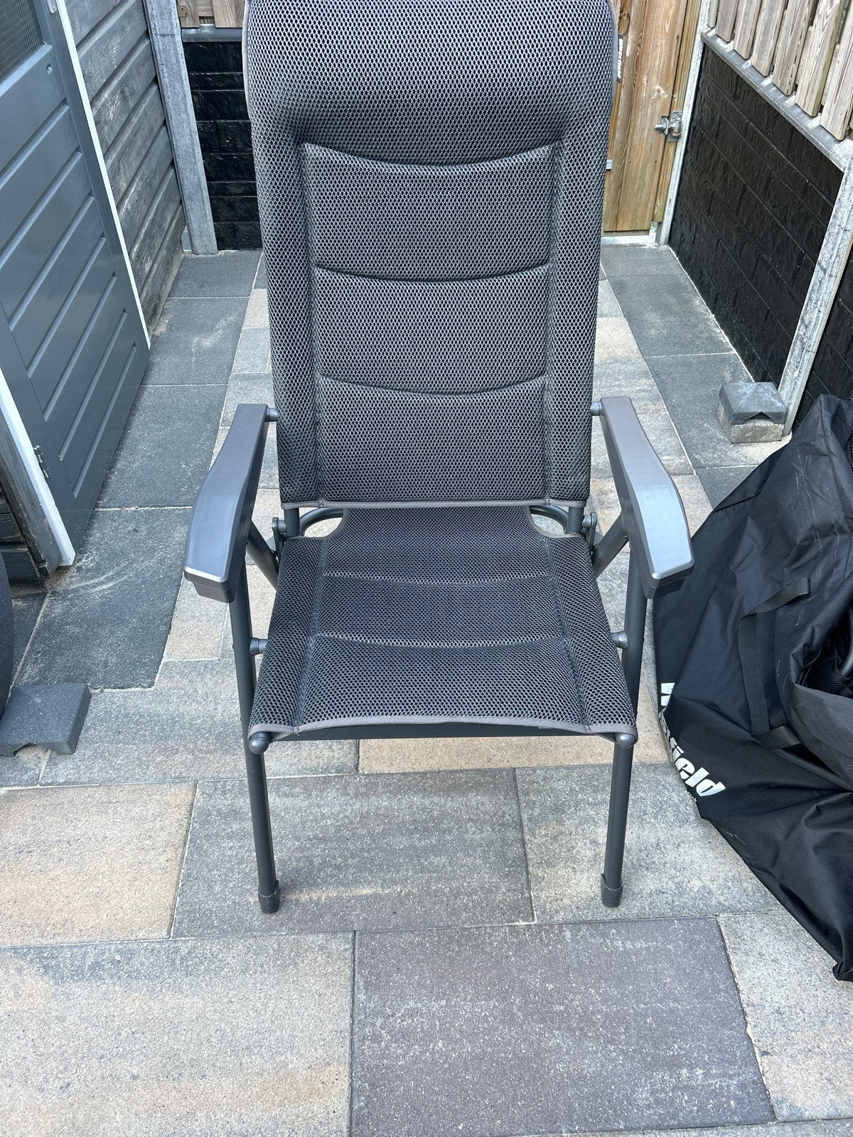 4Westfield Campingstoel met voetenbankje - Zo goed als nieuw, Ophalen of Verzenden, Zo goed als nieuw, Campingstoel