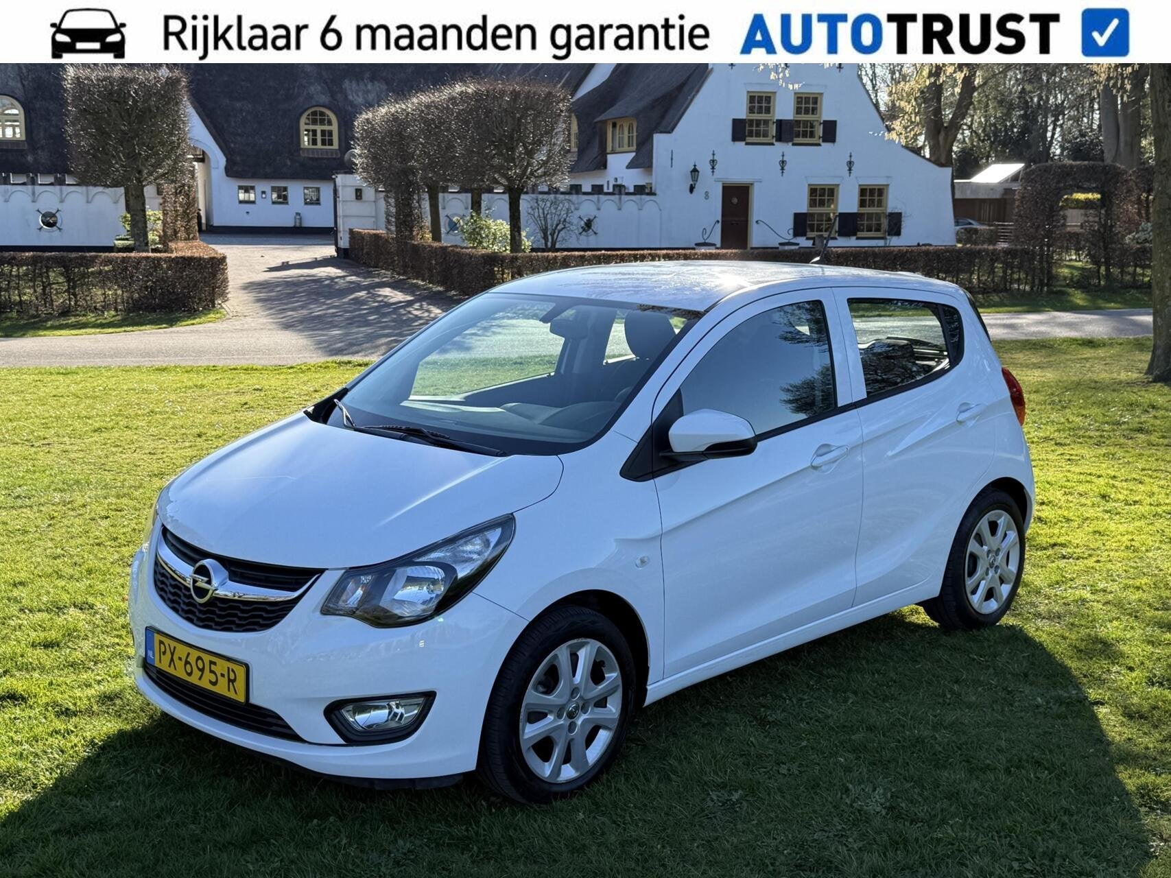 Opel Karl 1.0 Airco Cruise PDC NAP Rijklaar Autotrust, Auto's, Opel, Voorwielaandrijving, Stof, Gebruikt, Met garantie (alle)