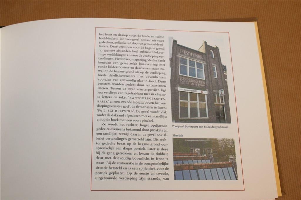 Scheepstra Leeuwarden — Boekbinderij Uniek Handgemaakt Boek, Ophalen of Verzenden, Gelezen