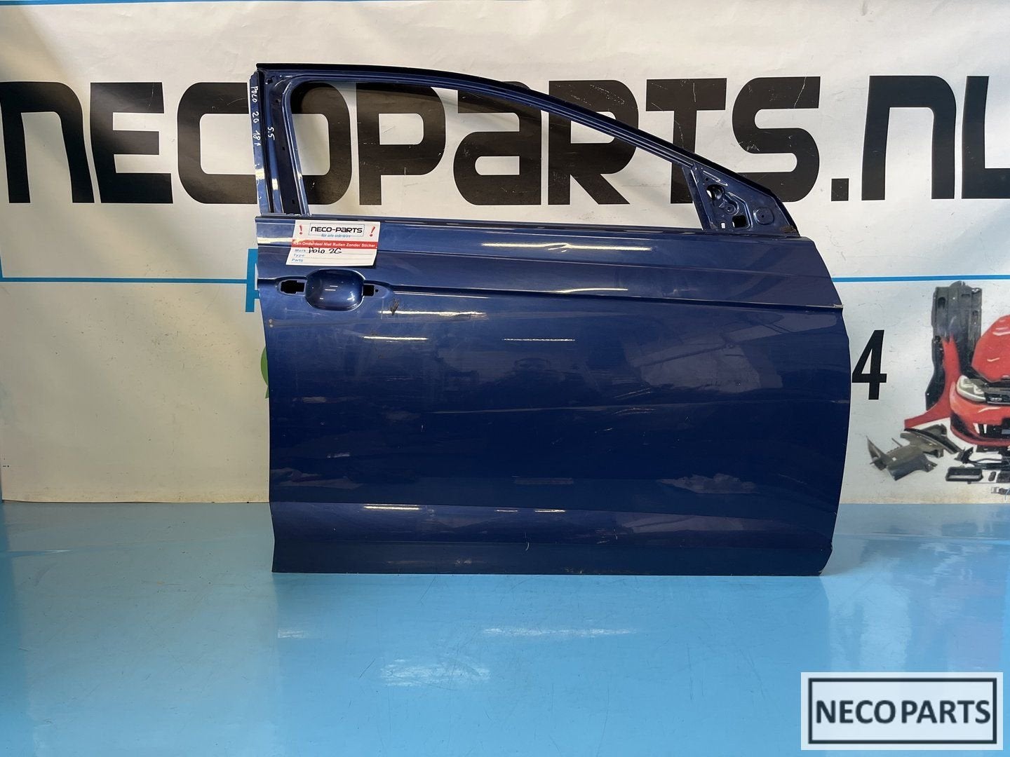 VOLKSWAGEN POLO 2G PORTIER PORTIEREN DEUR ORIGINEEL, Gebruikt, -, Volkswagen, -
