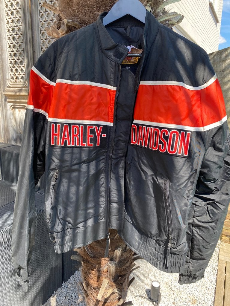 Harley Davidson zomer jas, Verzenden, Zwart, Maat 46/48 (XL) of groter, Onbekend