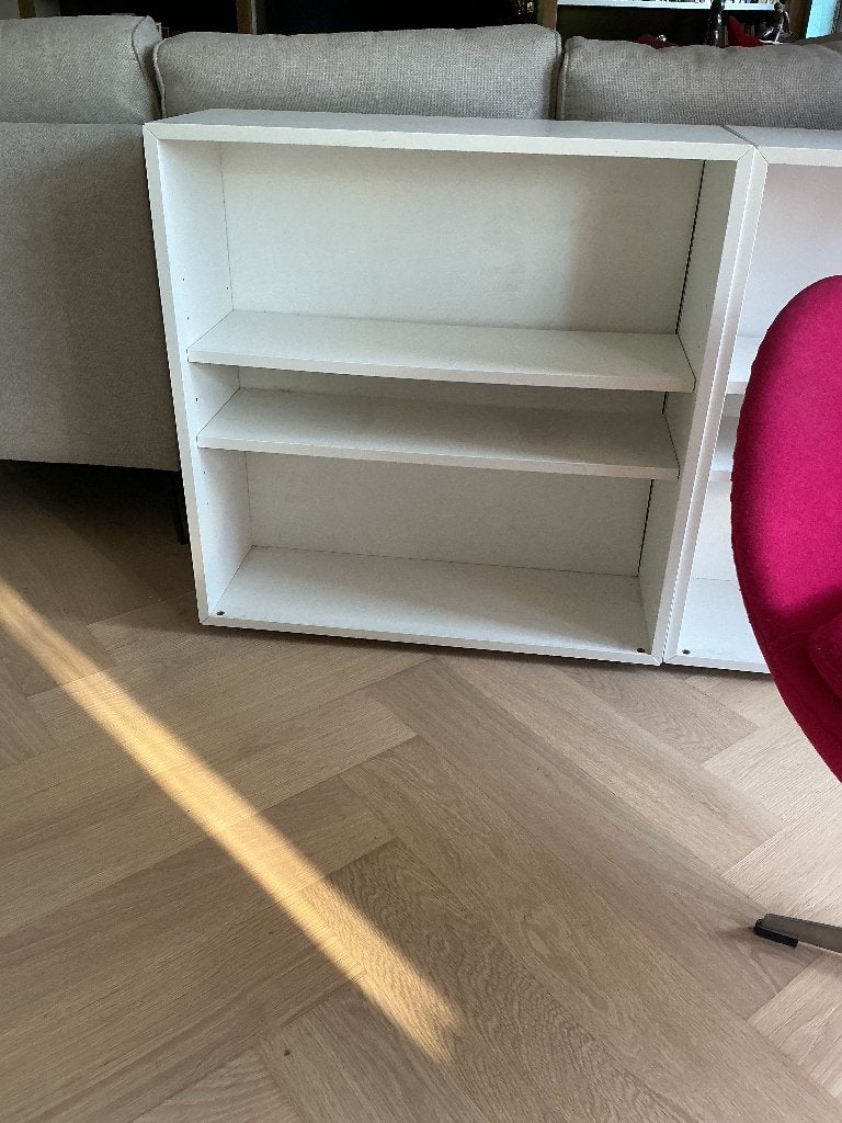 Boekenkastje Ikea wit, Ophalen, Met plank(en), Gebruikt, 50 tot 100 cm