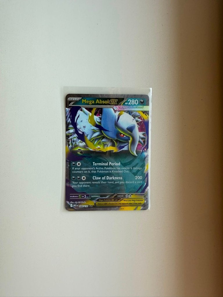 Mega Absol EX 086 Mega Evolution, Ophalen of Verzenden, Nieuw, Losse kaart, Foil