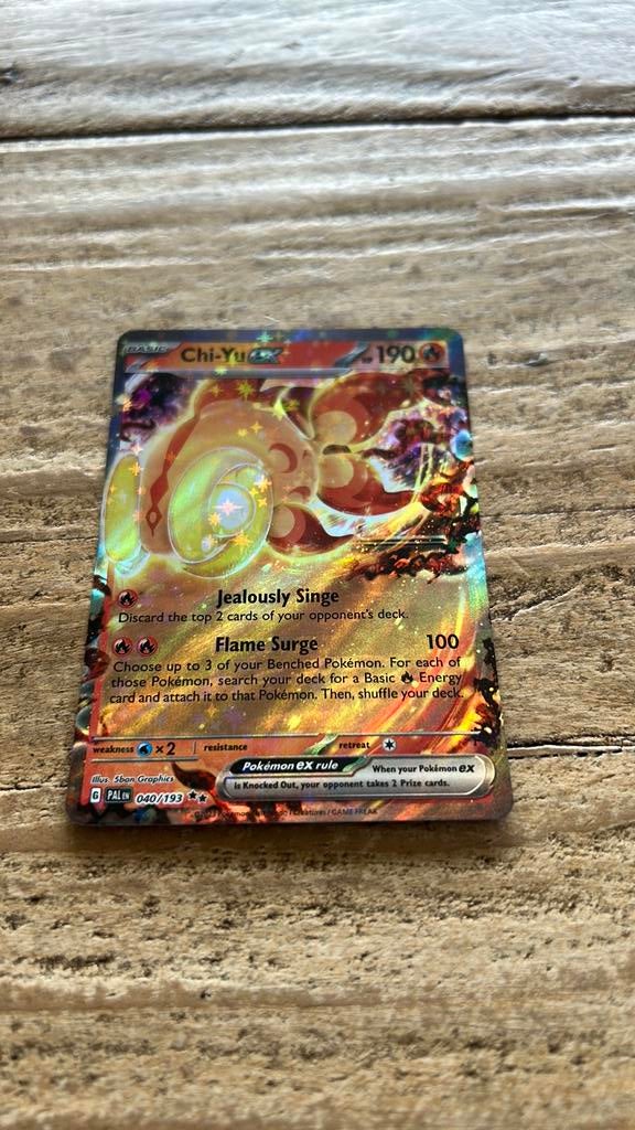 Chi-yu pokemon kaart 040/193, Ophalen of Verzenden, Zo goed als nieuw