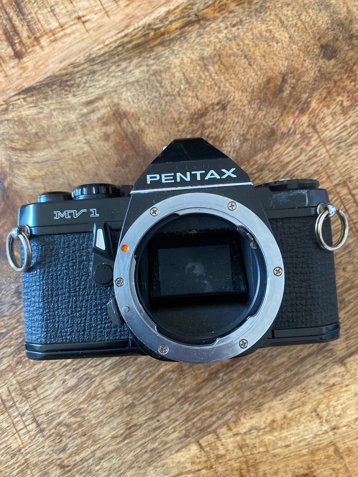 Pentax MV1 Spiegelreflexcamera - Vintage Analoog, Audio, Tv en Foto, Fotocamera's Analoog, Ophalen of Verzenden, Gebruikt, Spiegelreflex