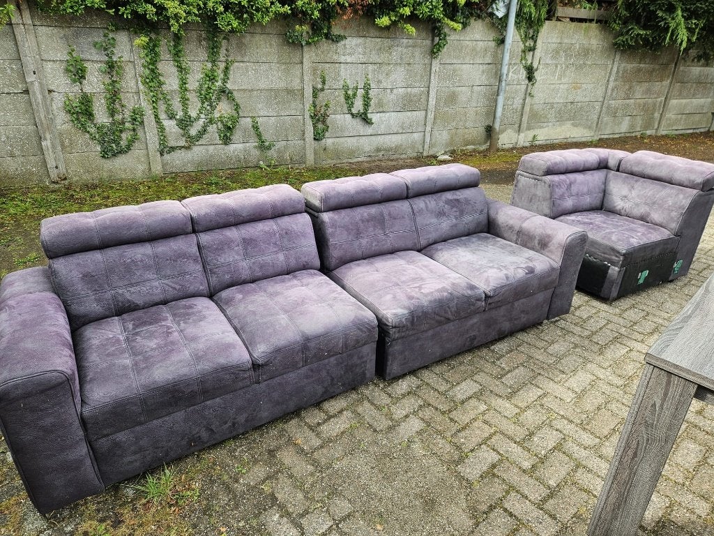 Complete bankstellen en tafels, Ophalen, Zo goed als nieuw, Stof
