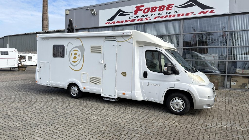 !!nu €34950,!! Queensbed97dkm De Bavaria T73 Uit 20, Caravans en Kamperen, Campers, Ringverwarming, Fiat, Airbags, Bedrijf
