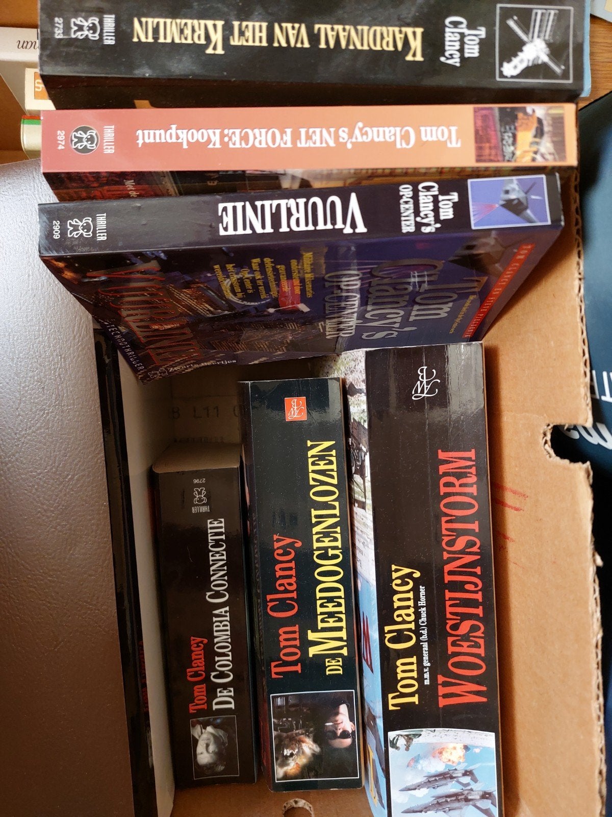 Tom Clancy Boeken Collectie - Thrillers, Boeken, Ophalen of Verzenden, Gelezen, Tom Clancy, Nederland