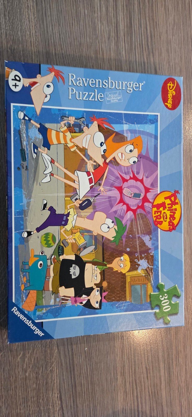 Ravensburger Phineas en Ferb puzzel 300 stukjes, Ophalen of Verzenden, Meer dan 50 stukjes, Zo goed als nieuw, 6 jaar of ouder