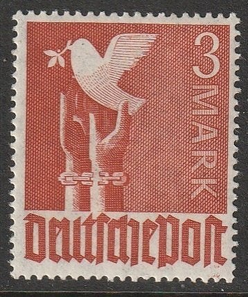 Bez.zone Am-br-Sov 1947 961 Vredesduif 3m, Postfris, Ophalen of Verzenden, Overige periodes, Postfris