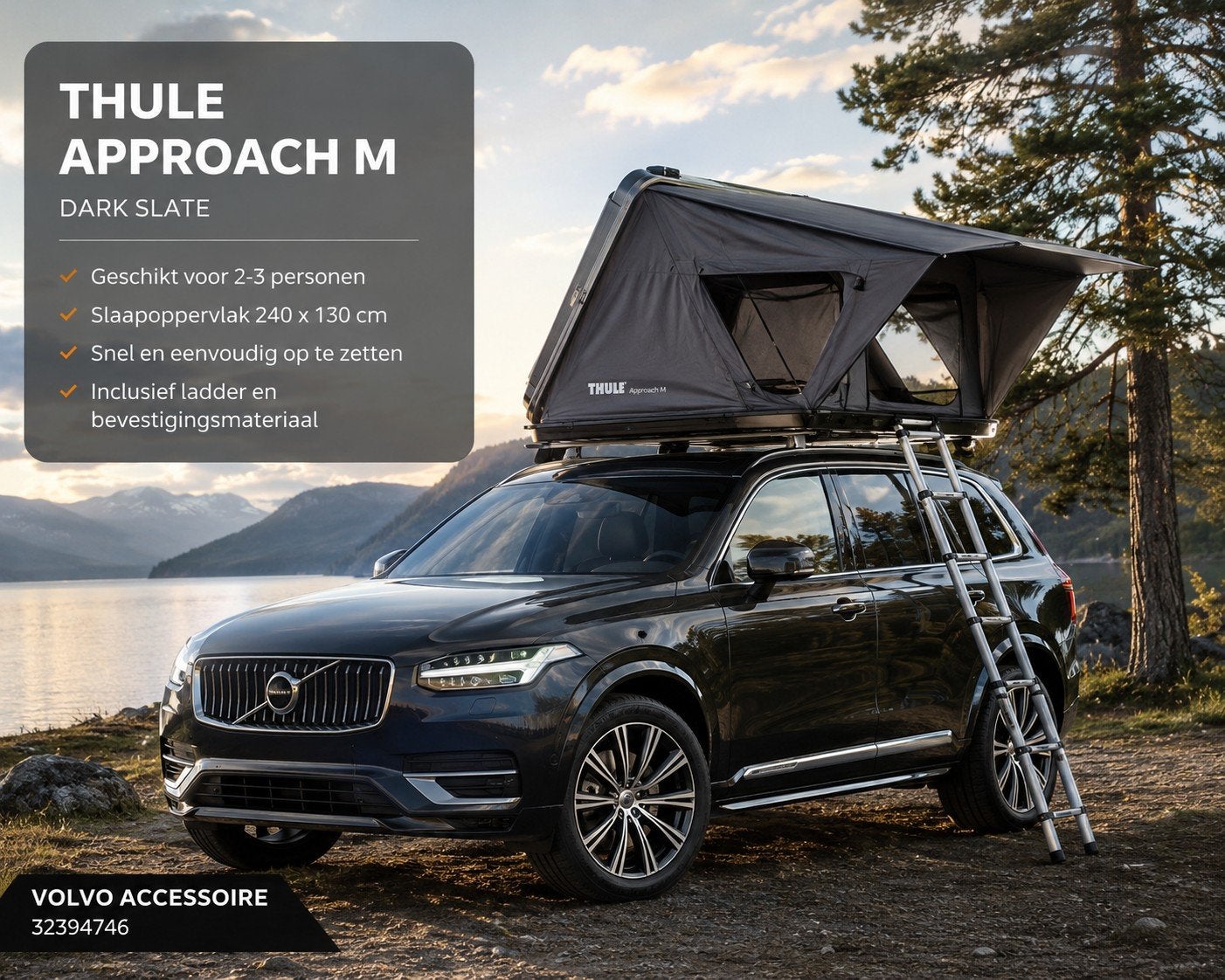 Thule Approach M Daktent - Nieuw in doos, Ophalen, Nieuw, Tot en met 3