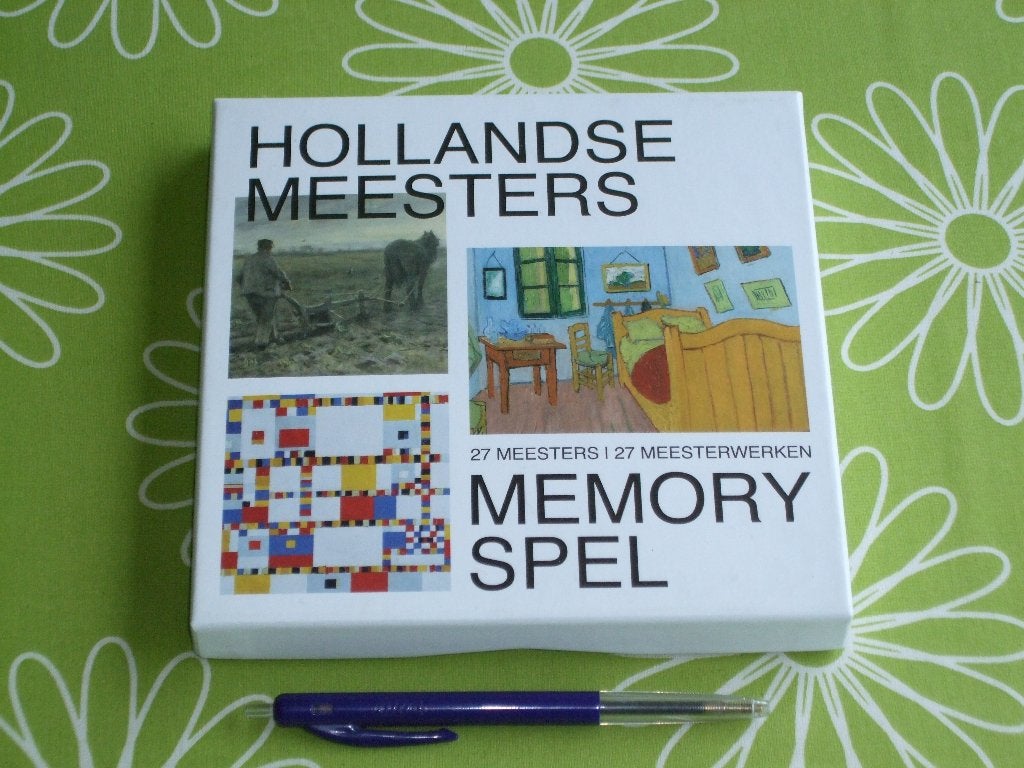 Hollandse meesters Memory spel - 27 meesters, Een of twee spelers, Ophalen of Verzenden, Zo goed als nieuw