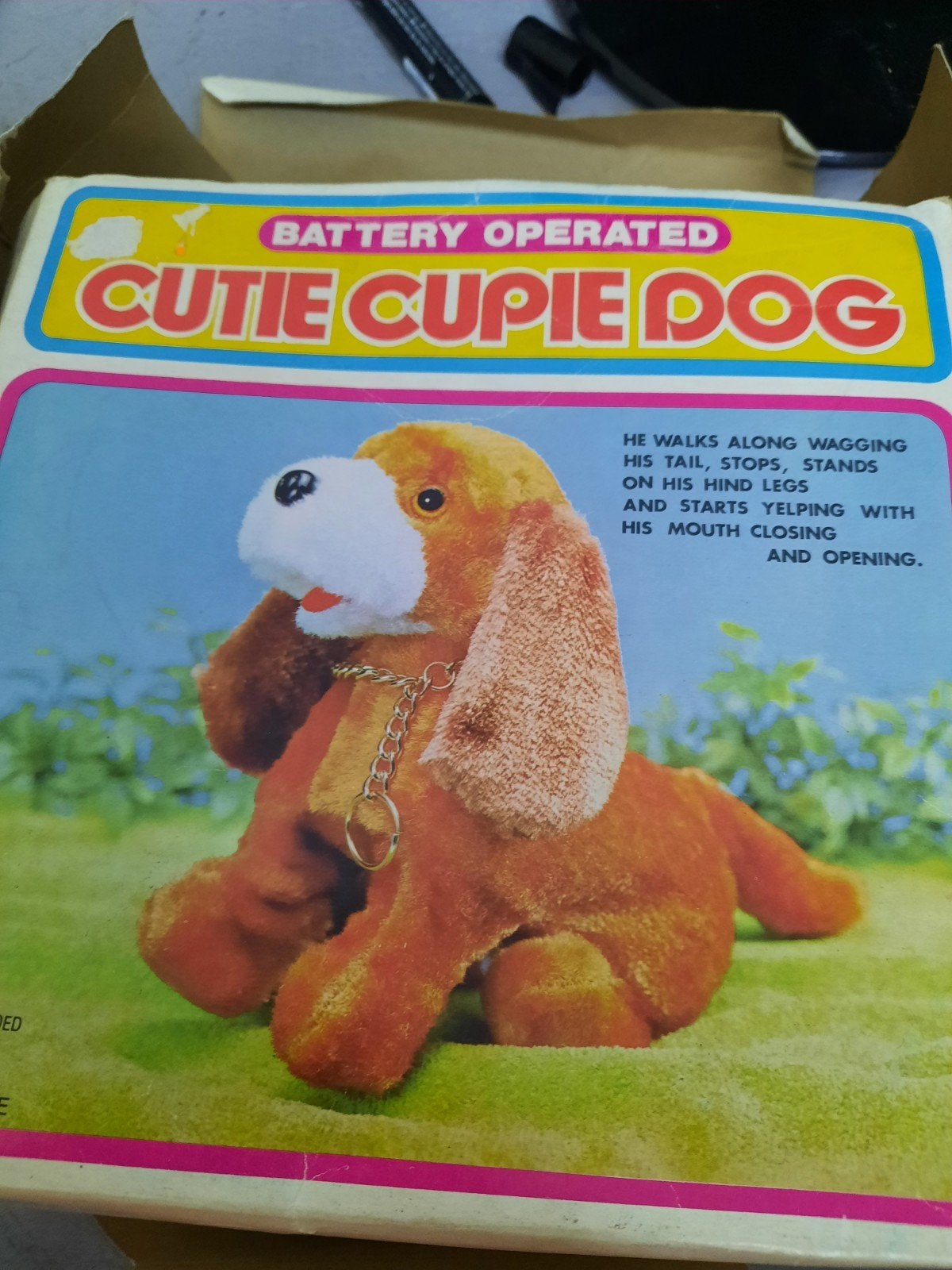 Vintage Cutie Cupie Dog - Werkt niet, voor verzamelaar, Gebruikt, Ophalen of Verzenden, Nvt, Nvt