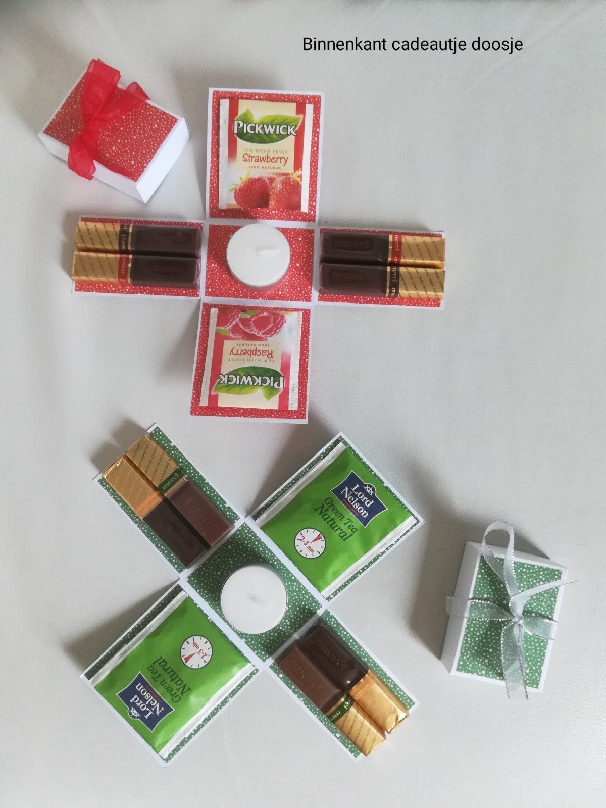 Surprise doosjes zelfgemaakt elk thema kerst sinterklaas, Ophalen of Verzenden, Nieuw, Overige thema's