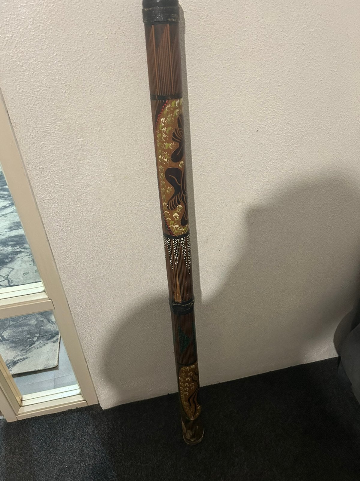 Mooi handgeschilderde didgeridoo, Ophalen, Gebruikt