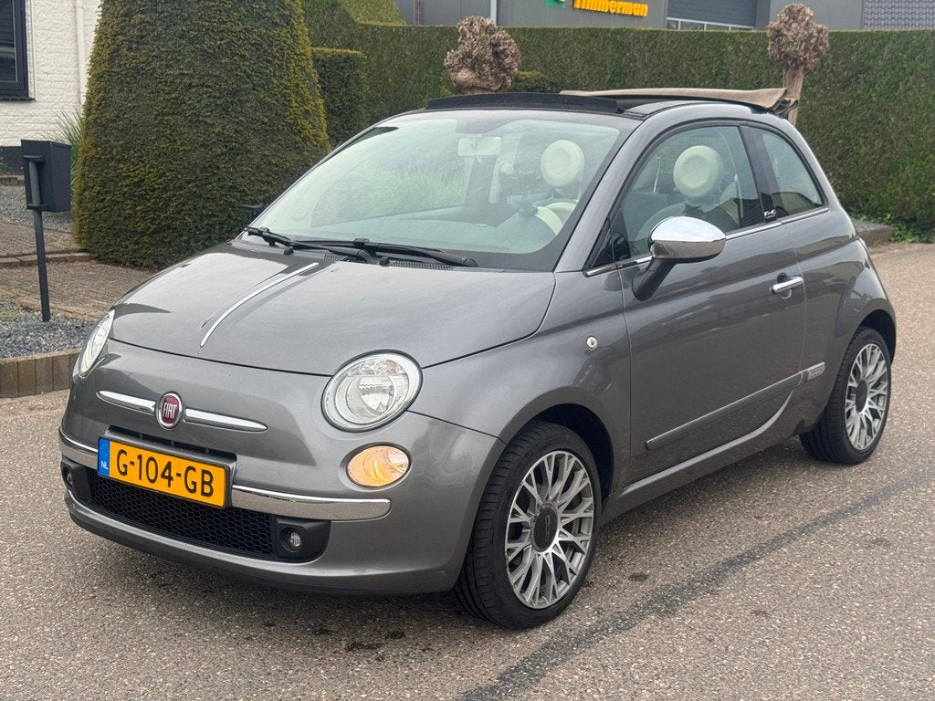 Fiat 500 C 1.2 Lounge Cabrio 2013 Airco/Lmv, Voorwielaandrijving, Euro 5, Gebruikt, Cabriolet