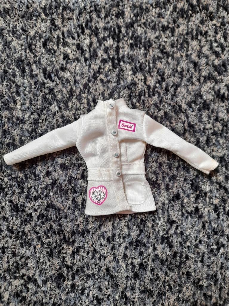 Barbie Dierenarts Doktersjas, Ophalen of Verzenden, Gebruikt, Kleertjes
