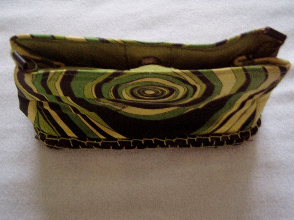 Groen/bruine toilettas, Sieraden, Tassen en Uiterlijk, Ophalen of Verzenden, Zo goed als nieuw, Groen, Dame