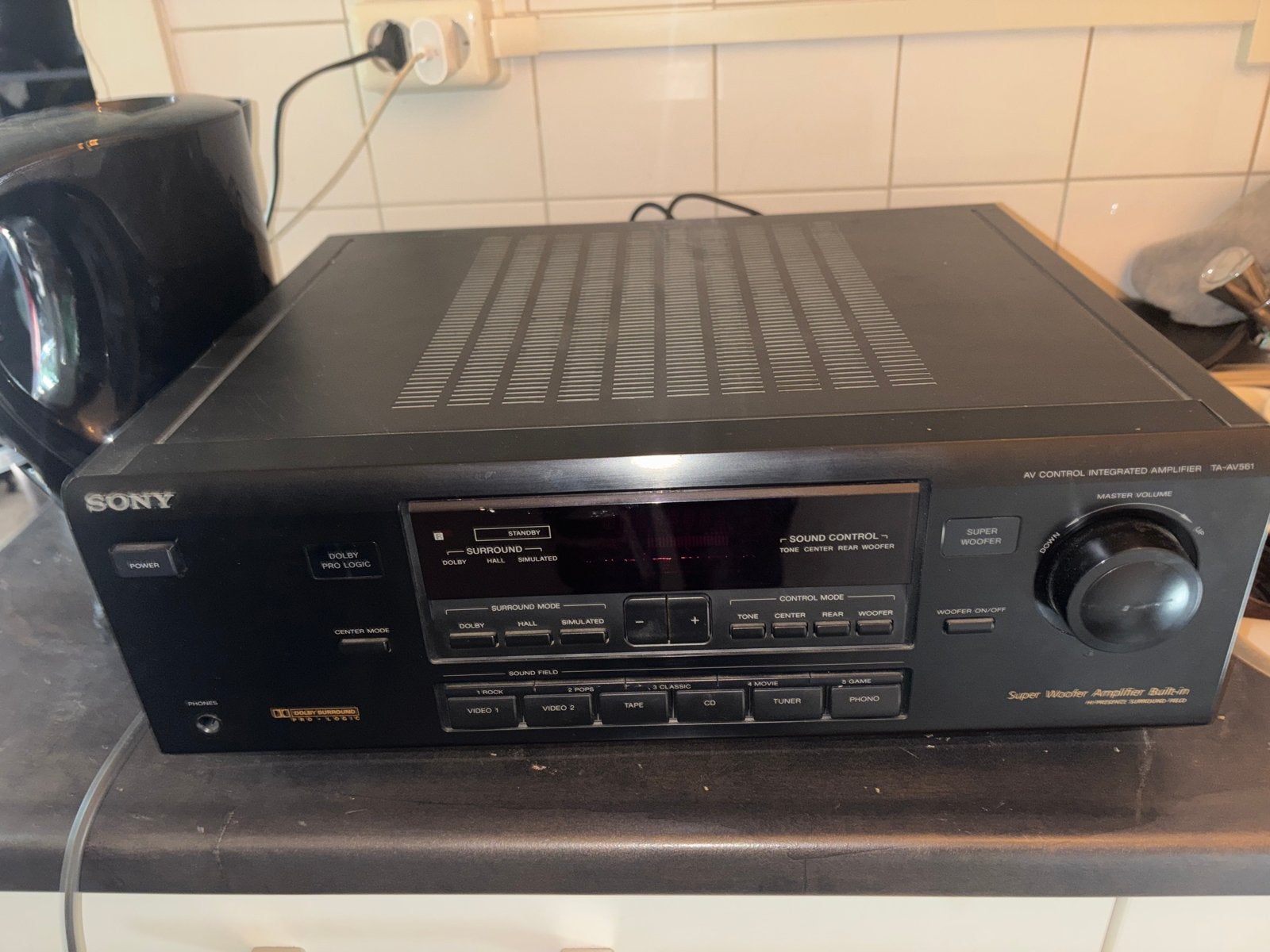 Sony TA-AV561 AV Control Integrated Amplifier, Ophalen, Sony, 120 watt of meer, Gebruikt