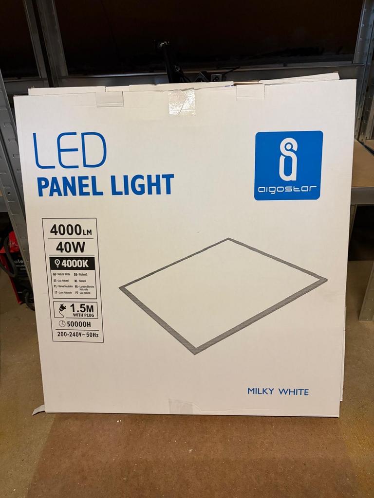 3 dozen! Aigostar LED Paneel Licht 40W, 4000LM, 4000K, Huis en Inrichting, Ophalen, Led-lamp, 60 watt of meer, Nieuw