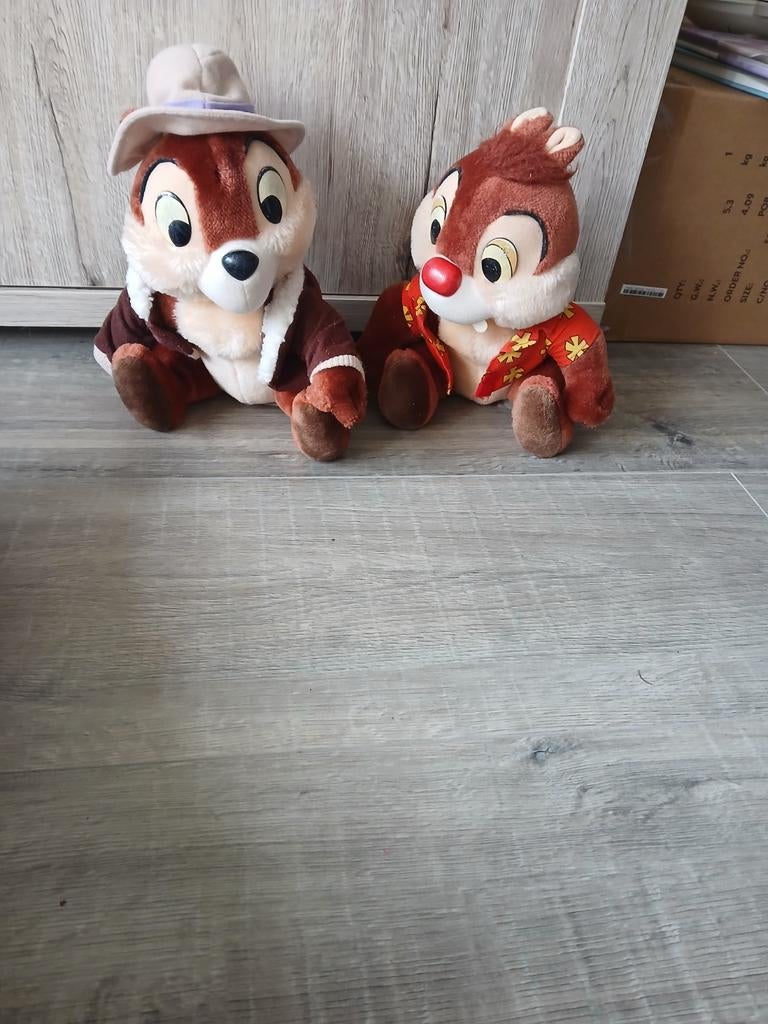 Knabbel en Babbel knuffels 25 cm met lichte gebruikerssporen, Ophalen