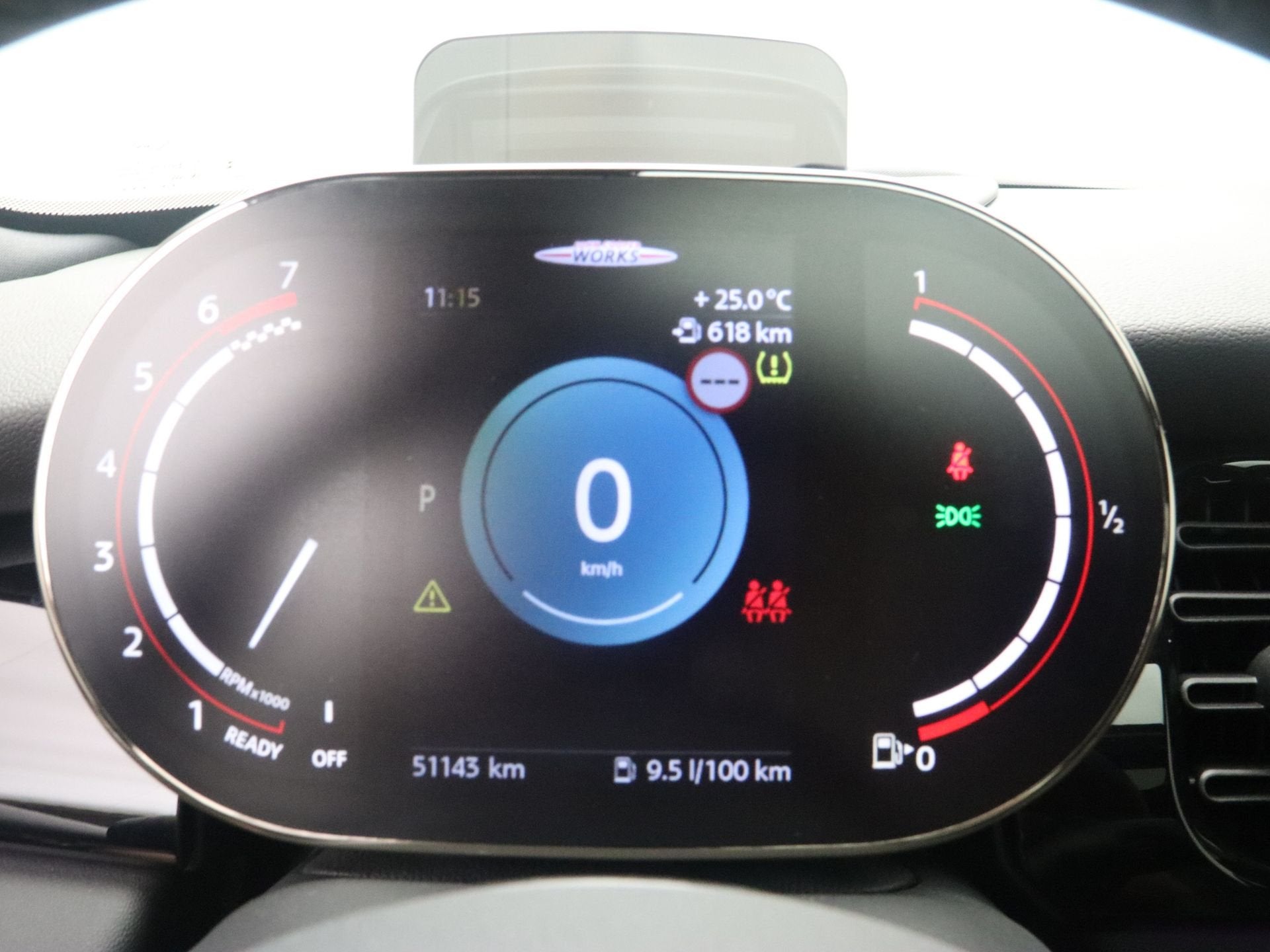 MINI 3-deurs John Cooper Works Aut. (bj 2023, automaat), Auto's, Gebruikt, 4 cilinders, Met garantie (alle), 4 stoelen