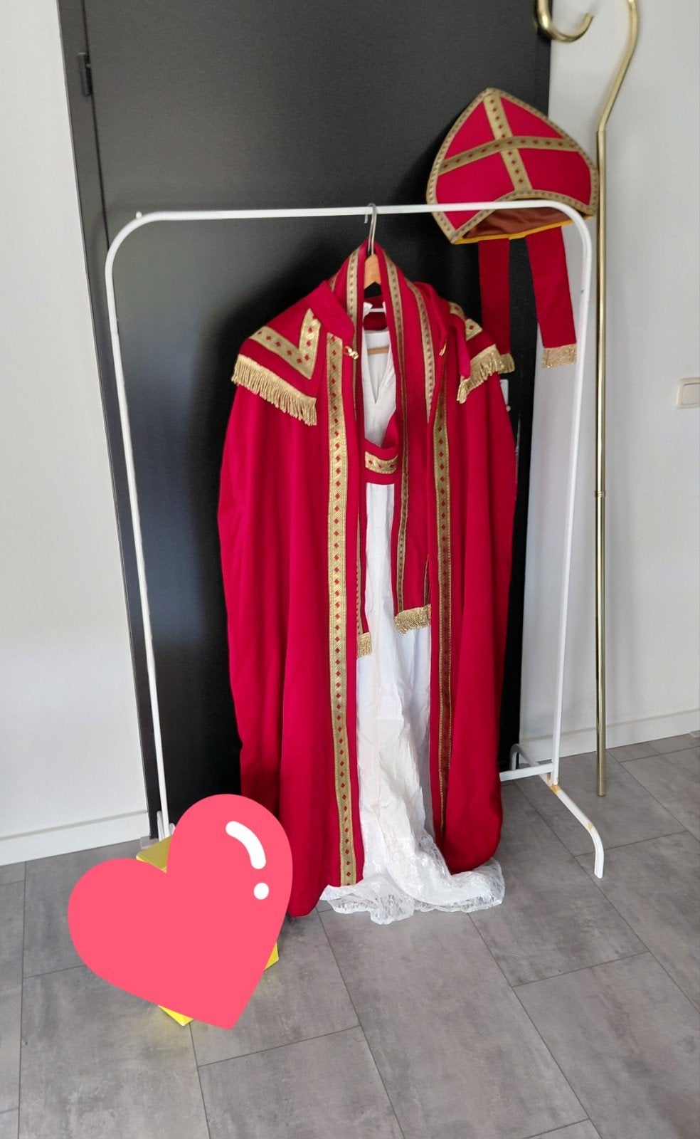 Sinterklaas Kostuum Compleet.  Volwassenen, Ophalen of Verzenden, Zo goed als nieuw, Kostuum, Kerst of Sinterklaas
