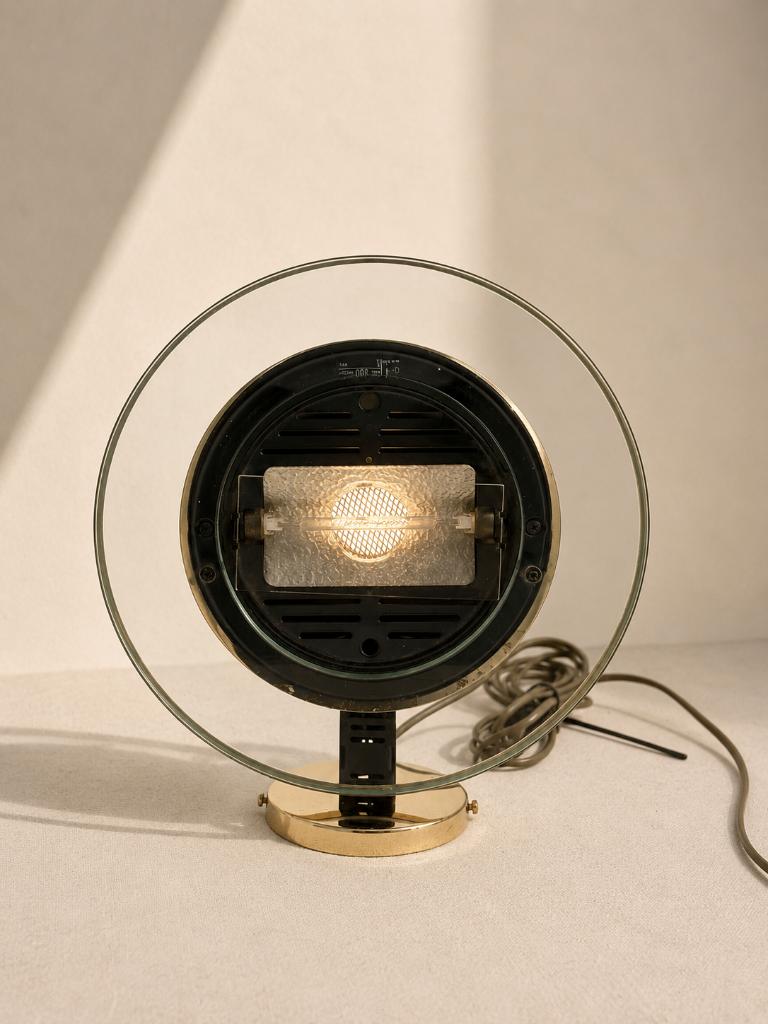 Estiluz Leonardo Marelli wandlamp – mid century design, Ophalen of Verzenden, Zo goed als nieuw, Glas, Regency, mid century, Hollywood, vintage
