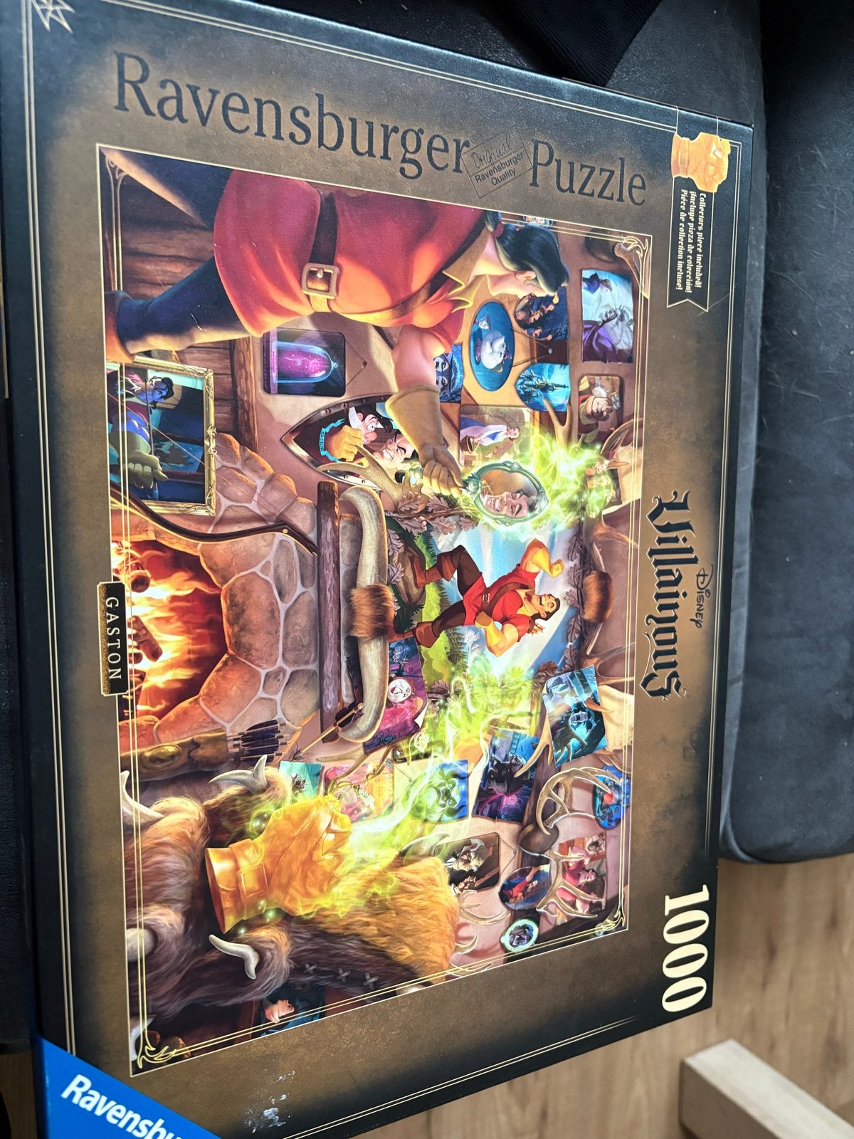 Ravensburger Disney Villainous Gaston Puzzel 1000 stukjes, Hobby en Vrije tijd, Denksport en Puzzels, Ophalen of Verzenden, 500 t/m 1500 stukjes