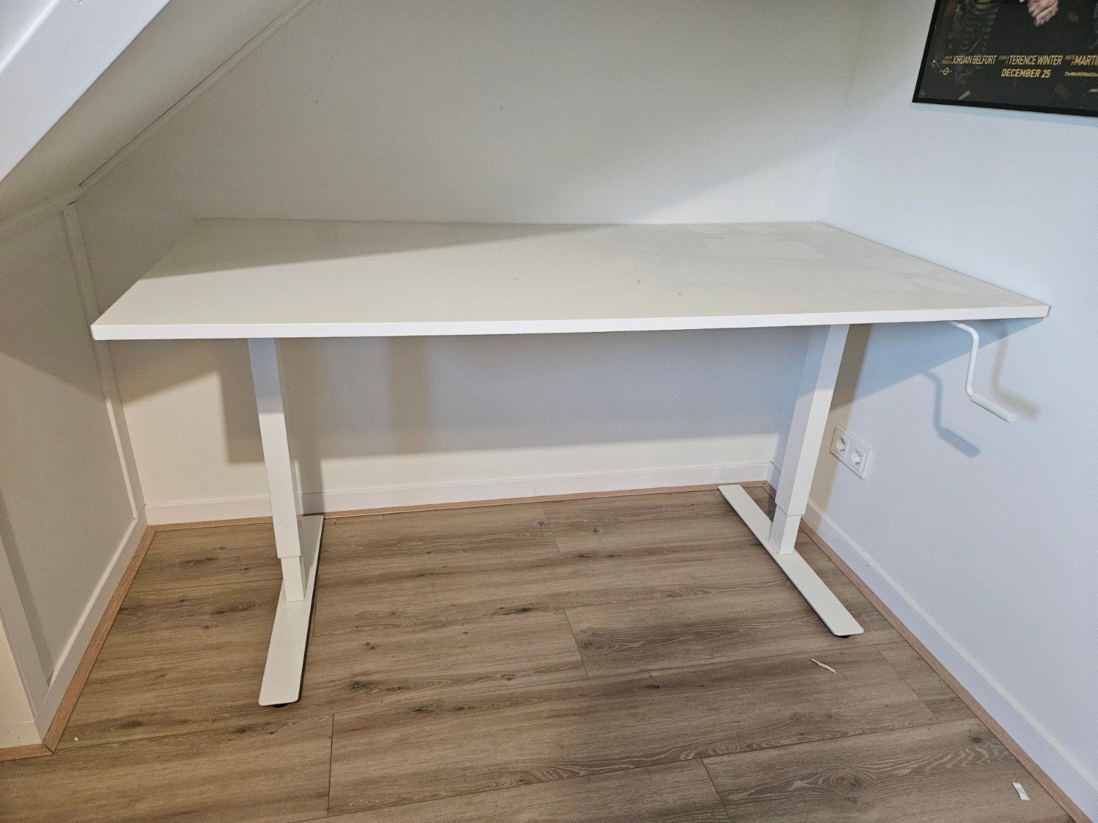 IKEA SKARSTA zit sta bureau 160x80 - in hoogte verstelbaar, Huis en Inrichting, Bureaus, Ophalen, Zit-sta bureau, 160 cm, Scandinavisch