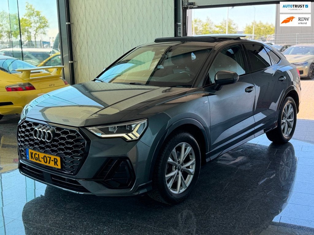 Audi Q3 SPORTBACK 35 TFSI Pro Line S-Line 2020 Pano automaat, 15 km/l, 4 cilinders, 1505 kg, Bedrijf
