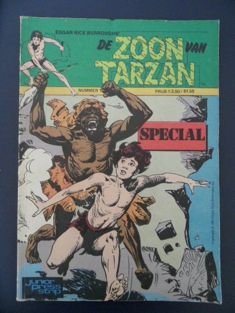 De zoon van Tarzan. Special. 4 X, Meerdere stripboeken, Ophalen of Verzenden, Gelezen